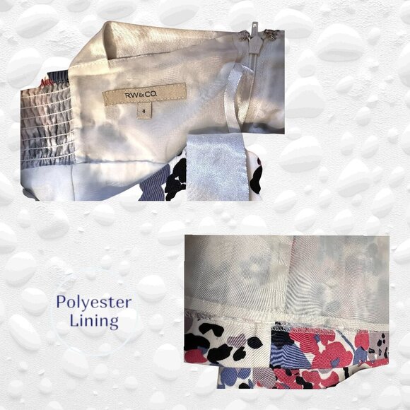 πΌ RW& Co Floral Summer Dress β Size 4 - Picture 6 of 7